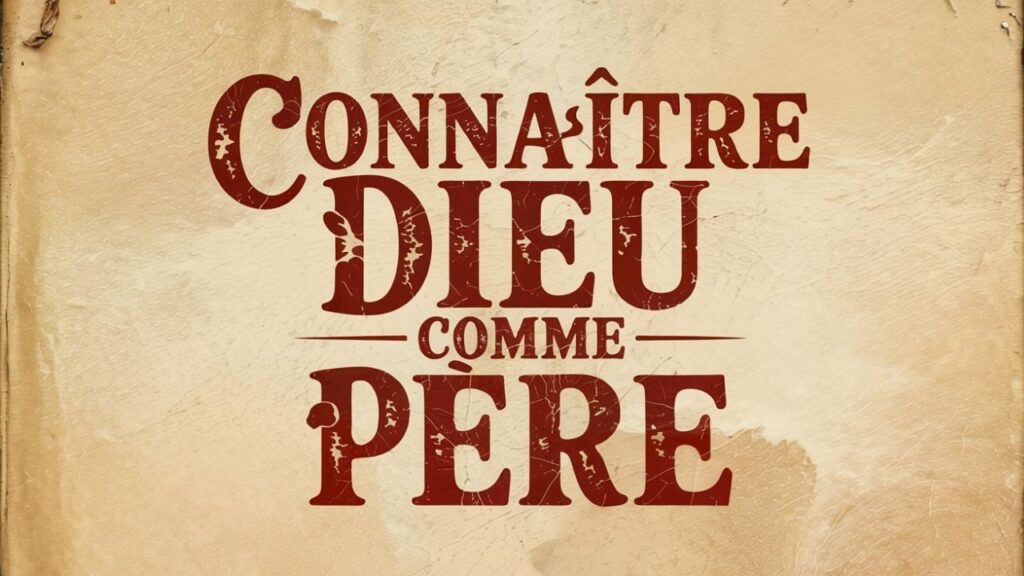 Connaître Dieu comme Père