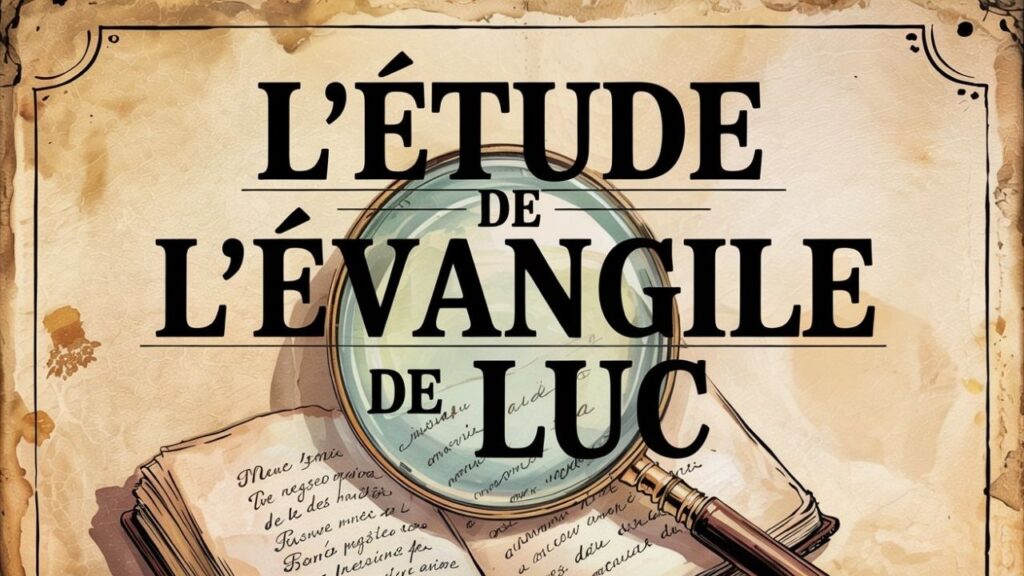 L'etude de l'evangile de Luc