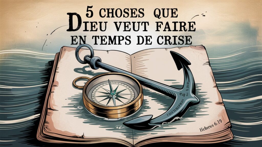 5 choses que Dieu veut faire en temps de crise