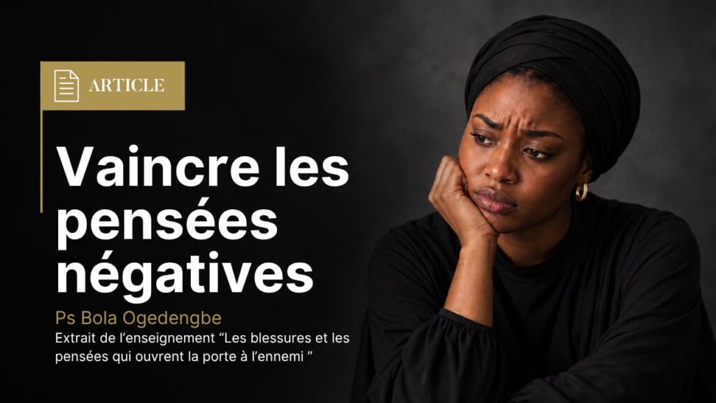 article vaincre les pensées négatives